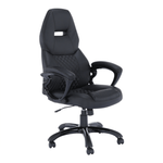 Casa si Gradina - Mobilier - Scaune si fotolii - Fotolii - Fotoliu birou, piele eco neagra, HEVYR - Infinity.ro