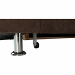 Casa si Gradina - Mobilier - Canapele si coltare - Coltare - Coltar extensibil, textil maro, stanga, SANTIAGO - Infinity.ro