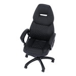 Casa si Gradina - Mobilier - Scaune si fotolii - Fotolii - Fotoliu birou, piele eco neagra, HEVYR - Infinity.ro