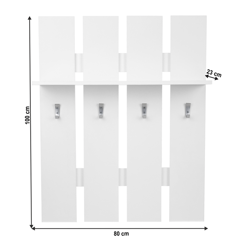 Casa si Gradina - Mobilier - Organizare si depozitare - Cuiere - Cuier de haine, alb, TOPTY TYP 17 - Infinity.ro