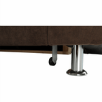 Casa si Gradina - Mobilier - Canapele si coltare - Coltare - Coltar extensibil, textil maro, dreapta,, SANTIAGO - Infinity.ro