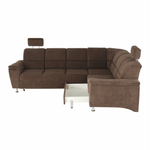 Casa si Gradina - Mobilier - Canapele si coltare - Coltare - Coltar extensibil, textil maro, dreapta,, SANTIAGO - Infinity.ro