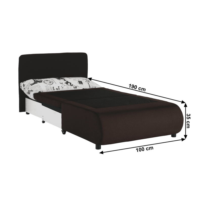 Casa si Gradina - Mobilier - Scaune si fotolii - Fotolii - Fotoliu extensibil, maro/model, KENY NEW - Infinity.ro