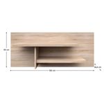 Casa si Gradina - Mobilier - Biblioteci si rafturi - Rafturi - Panou suspendat cu rafturi TYP 18, PAL melaminat, stejar sonoma, NORTY - Infinity.ro