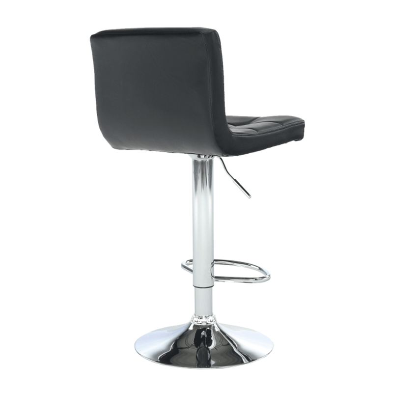 Casa si Gradina - Mobilier - Scaune si fotolii - Scaune - Scaun de bar, piele ecologica negru/crom, KANDY NEW - Infinity.ro
