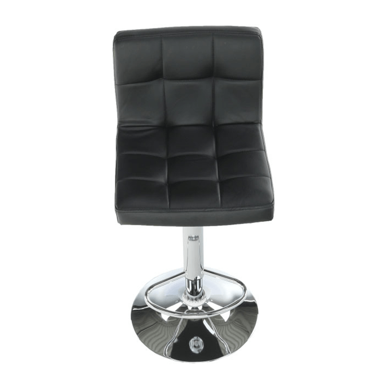 Casa si Gradina - Mobilier - Scaune si fotolii - Scaune - Scaun de bar, piele ecologica negru/crom, KANDY NEW - Infinity.ro