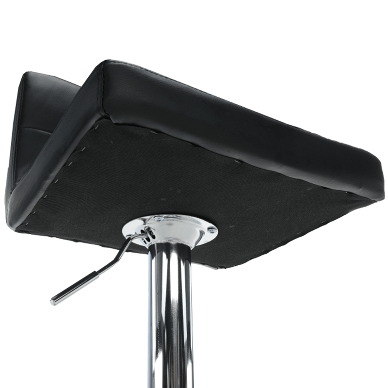 Casa si Gradina - Mobilier - Scaune si fotolii - Scaune - Scaun de bar, piele ecologica negru/crom, KANDY NEW - Infinity.ro