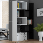 Casa si Gradina - Mobilier - Biblioteci si rafturi - Etajere - Etajera, alb/negru, ASTA - Infinity.ro