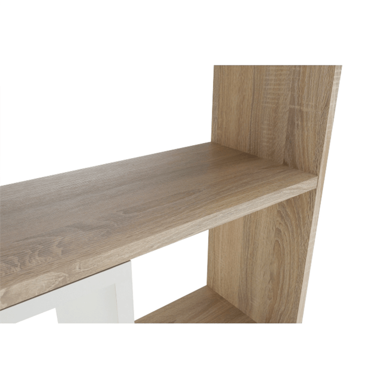 Casa si Gradina - Mobilier - Biblioteci si rafturi - Etajere - Etajera, alb/stejar sonoma, ASTA - Infinity.ro