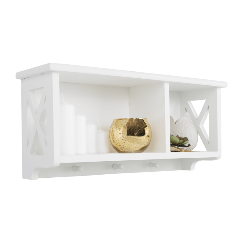 Casa si Gradina - Mobilier - Biblioteci si rafturi - Rafturi - Raft suspendat, alb, RAFAELLO - Infinity.ro