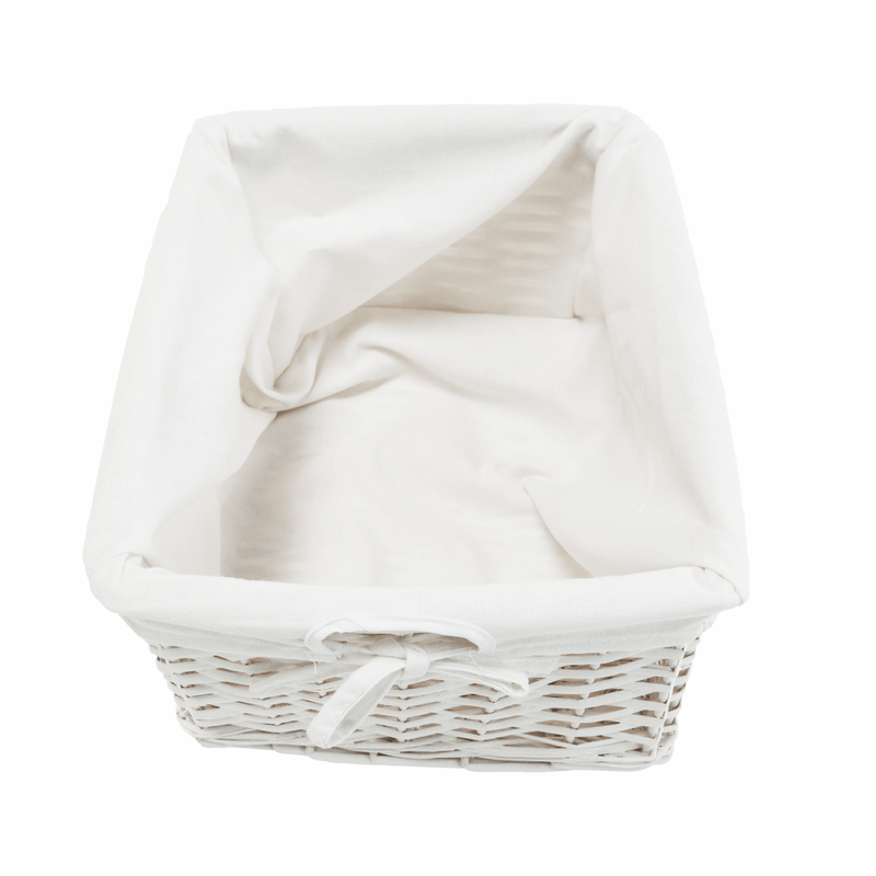 Casa si Gradina - Mobilier - Comode si corpuri - Comode - Comoda, lemn/rachita/material textil, alb, RAFAELLO 9 - Infinity.ro