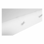 Casa si Gradina - Mobilier - Biblioteci si rafturi - Rafturi - Polita cu 3 cosuri, alb, RAFAELLO - Infinity.ro