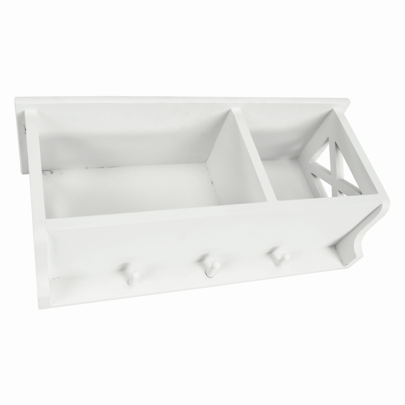 Casa si Gradina - Mobilier - Biblioteci si rafturi - Rafturi - Raft suspendat, alb, RAFAELLO - Infinity.ro