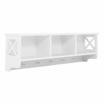 Casa si Gradina - Mobilier - Biblioteci si rafturi - Rafturi - Polita cu 3 cosuri, alb, RAFAELLO - Infinity.ro