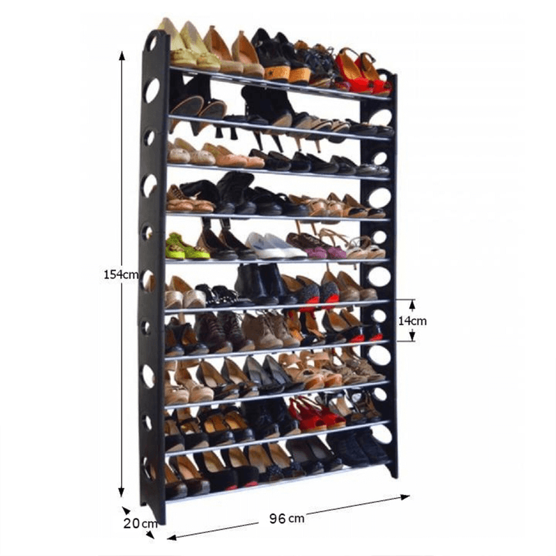 Casa si Gradina - Mobilier - Dulapuri si sifoniere - Dulapuri pantofi - Pantofar, gri/negru, BOTIS TYP 4 VSDW05 - Infinity.ro