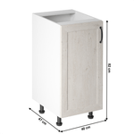 Casa si Gradina - Mobilier - Dulapuri si sifoniere - Dulapuri - Dulap inferior, alb/pin nordic, deschidere stanga, ROYAL D40 - Infinity.ro