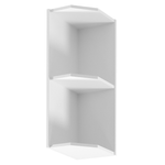 Casa si Gradina - Mobilier - Biblioteci si rafturi - Etajere - Etajera superioara de colt, alb, ROYAL G25PZ - Infinity.ro