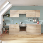 Casa si Gradina - Mobilier - Dulapuri si sifoniere - Dulapuri - Dulap inferior cu 3 sertare, stejar sonoma/alb, LINE D60S3 - Infinity.ro