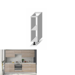 Casa si Gradina - Mobilier - Biblioteci si rafturi - Etajere - Etajera inferioara cu 1 raft , alb, LINE - Infinity.ro