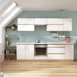 Casa si Gradina - Mobilier - Dulapuri si sifoniere - Dulapuri - Dulap inferior, alb super luciu HG, dreapta, LINE ALB - Infinity.ro