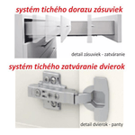 Casa si Gradina - Mobilier - Dulapuri si sifoniere - Dulapuri - Dulap inferior, alb super luciu HG, dreapta, LINE ALB - Infinity.ro