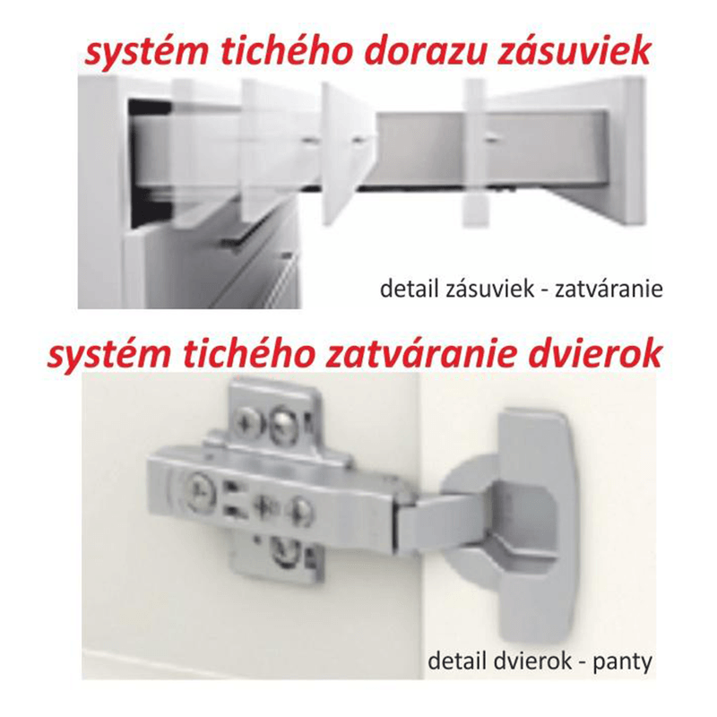 Casa si Gradina - Mobilier - Dulapuri si sifoniere - Dulapuri - Dulap inferior, alb super luciu HG, dreapta, LINE ALB - Infinity.ro