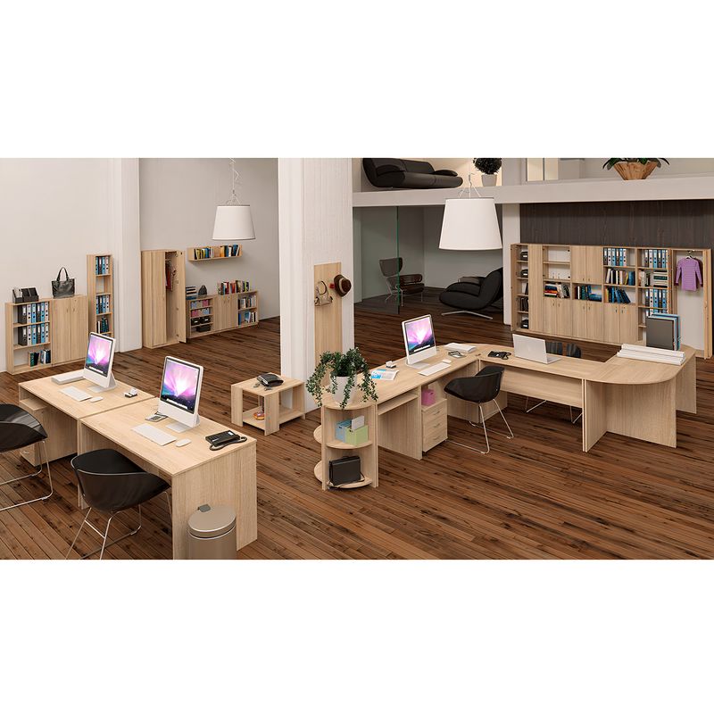 Casa si Gradina - Mobilier - Mese si birouri - Birouri - Masa PC cu polita glisanta, stejar sonoma, TEMPO ASISTENT NEW 023 - Infinity.ro