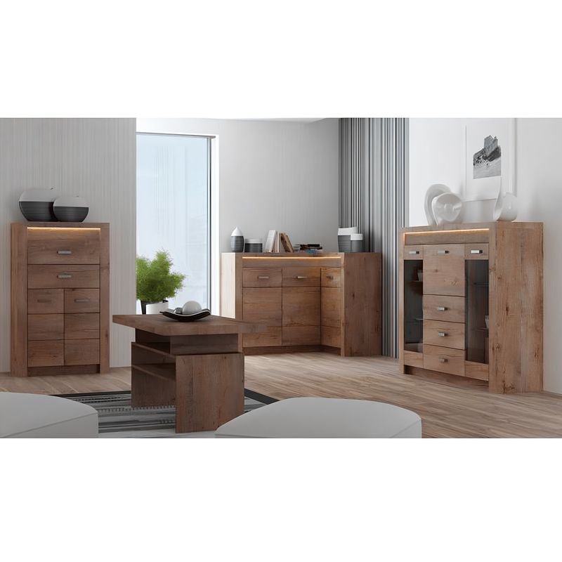 Casa si Gradina - Mobilier - Comode si corpuri - Comode - Comoda, frasin deschis, INFINITY I-10 - Infinity.ro