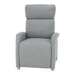 Casa si Gradina - Mobilier - Scaune si fotolii - Fotolii - Fotoliu reglabil, material textil gri, FOREST - Infinity.ro