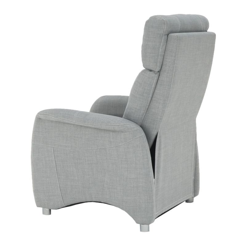 Casa si Gradina - Mobilier - Scaune si fotolii - Fotolii - Fotoliu reglabil, material textil gri, FOREST - Infinity.ro