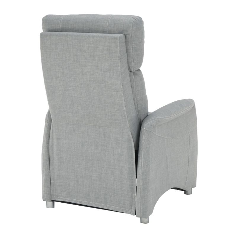 Casa si Gradina - Mobilier - Scaune si fotolii - Fotolii - Fotoliu reglabil, material textil gri, FOREST - Infinity.ro