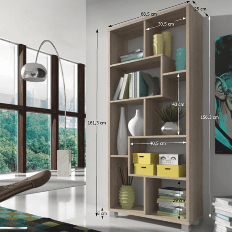 Casa si Gradina - Mobilier - Biblioteci si rafturi - Etajere - Etajera, stejar sonoma, ADEN - Infinity.ro