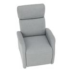 Casa si Gradina - Mobilier - Scaune si fotolii - Fotolii - Fotoliu reglabil, material textil gri, FOREST - Infinity.ro