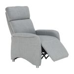 Casa si Gradina - Mobilier - Scaune si fotolii - Fotolii - Fotoliu reglabil, material textil gri, FOREST - Infinity.ro