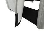 Casa si Gradina - Mobilier - Scaune si fotolii - Fotolii - Fotoliu reglabil, material textil gri, FOREST - Infinity.ro