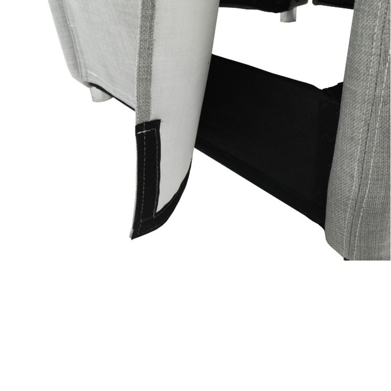 Casa si Gradina - Mobilier - Scaune si fotolii - Fotolii - Fotoliu reglabil, material textil gri, FOREST - Infinity.ro