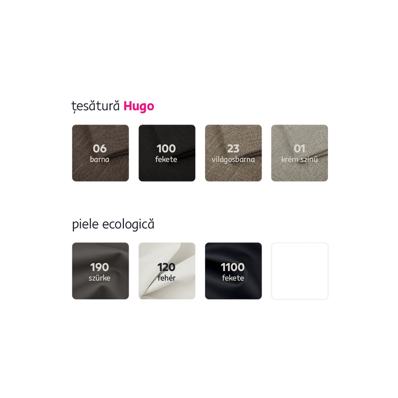 Casa si Gradina - Mobilier - Canapele si coltare - Coltare - Canapea, piele ecologica alba+gri/material textil gri, KARDYN - Infinity.ro