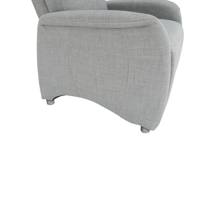 Casa si Gradina - Mobilier - Scaune si fotolii - Fotolii - Fotoliu reglabil, material textil gri, FOREST - Infinity.ro