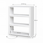 Casa si Gradina - Mobilier - Biblioteci si rafturi - Etajere - Etajera, alba, KLOE III - Infinity.ro