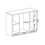 Casa si Gradina - Mobilier - Comode si corpuri - Comode - Comoda, stejar lefkas, TEDY Typ T6 - Infinity.ro