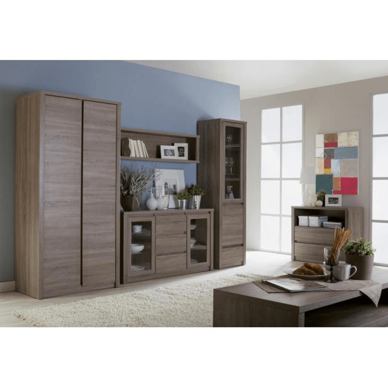 Casa si Gradina - Mobilier - Mese si birouri - Masute de cafea - Masuta de cafea, stejar lefkas inchis, MONTANA ST - Infinity.ro