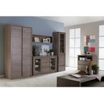 Casa si Gradina - Mobilier - Comode si corpuri - Comode - Comoda cu trei usi, stejar lefkas inchis, MONTANA K3D - Infinity.ro