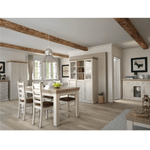 Casa si Gradina - Mobilier - Mese si birouri - Mese bucatarie si dining - Masa extensibila pentru dining, pin nordic/stejar salbatic, 160-203x90 cm, ROYAL ST - Infinity.ro