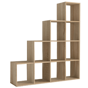 Etajera piramida, stejar sonoma, PAL melaminat, NORAH