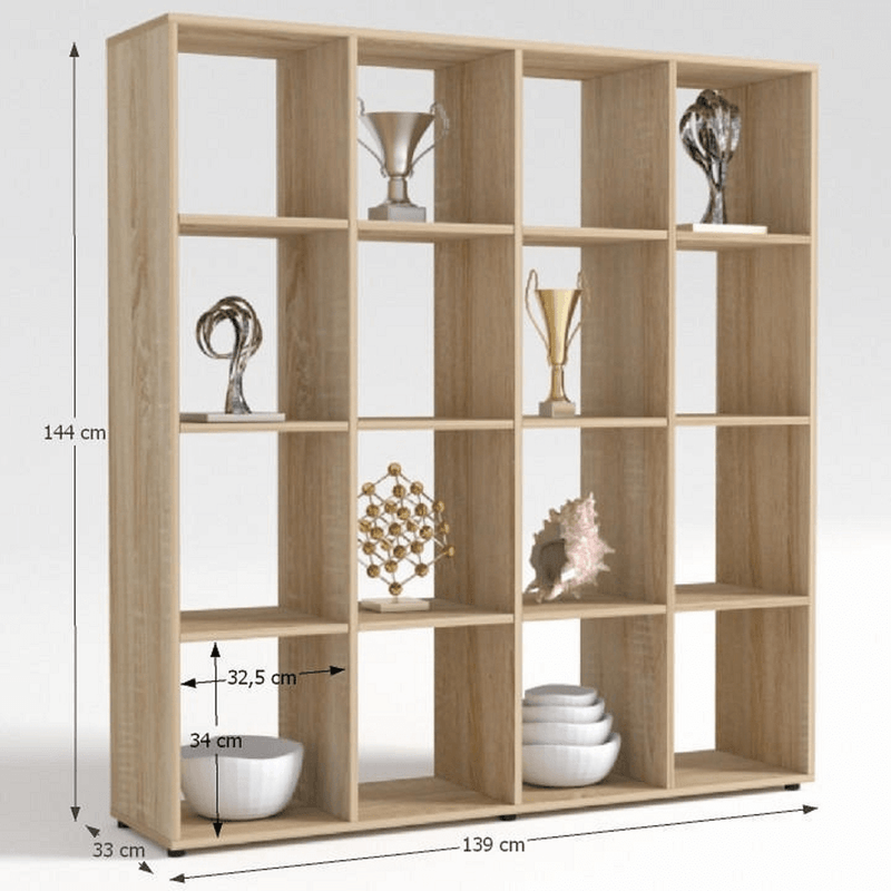 Casa si Gradina - Mobilier - Biblioteci si rafturi - Etajere - Etajera, stejar sonoma, SARAH - Infinity.ro