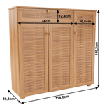 Casa si Gradina - Mobilier - Dulapuri si sifoniere - Dulapuri pantofi - Pantofar, MDF laminat, natural, FP 04 - Infinity.ro