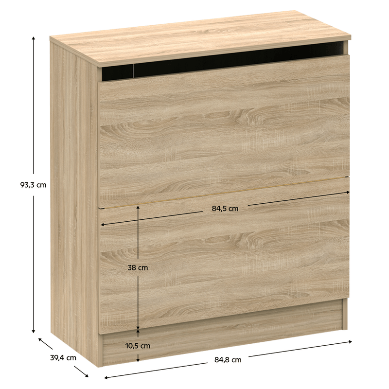 Casa si Gradina - Mobilier - Dulapuri si sifoniere - Dulapuri - Dulap pentru perne si plapume, stejar sonoma, BETTY 2 BE-02-040 - Infinity.ro