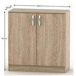 Casa si Gradina - Mobilier - Comode si corpuri - Comode - Comoda cu 2 usi, stejar sonoma BETTY 2 BE02-008-00 - Infinity.ro