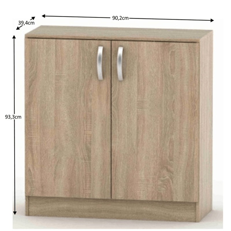 Casa si Gradina - Mobilier - Comode si corpuri - Comode - Comoda cu 2 usi, stejar sonoma BETTY 2 BE02-008-00 - Infinity.ro