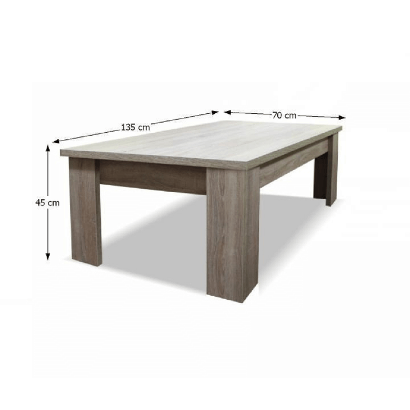 Casa si Gradina - Mobilier - Mese si birouri - Masute de cafea - Masuta de cafea, stejar sonoma, PANAMA Typ 14 - Infinity.ro